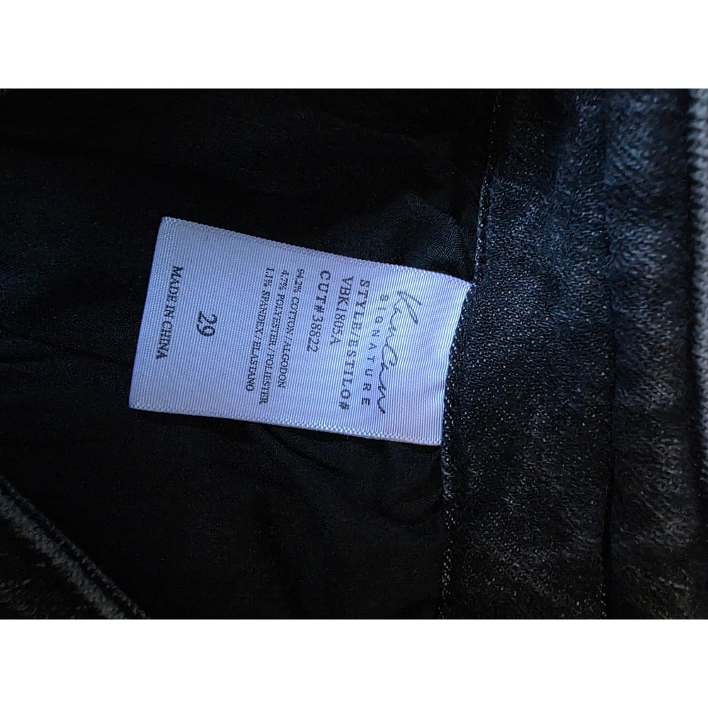KanCan Size 29 Black Denim Kurvy Ultra High Rise Ankle Skinny 5 Button Jeans - Picture 4 of 4